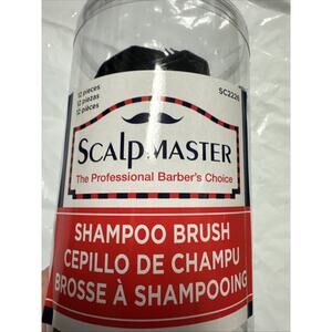 BR-02074 BARBER BEAUTY SALON SCALPMASTER SHAMPOO MASSAGE HAIR HEAD BRUSH 12PC
